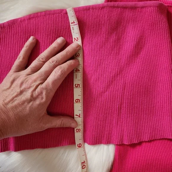 Naked Wardrobe Rasberry Snatched Bodysuit and Tube Top Lot L M - Picture 11 of 12